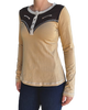 RANCH GIRLS Women's Henley Long Sleeve