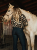 RANCH GIRLS Eve Trouser Jeans - Dark Wash