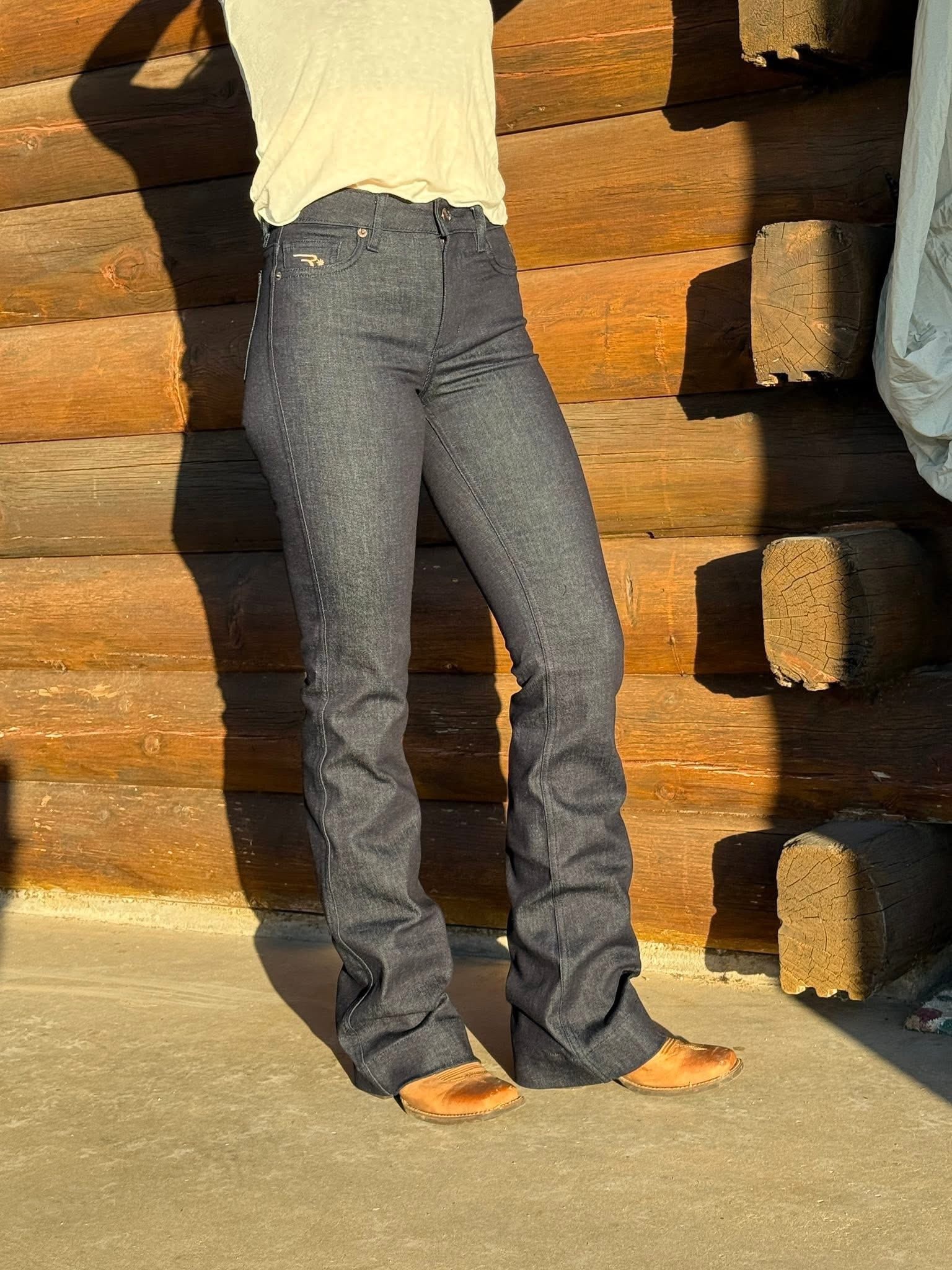 RANCH GIRLS Eve Trouser Jeans - Dark Wash – Love on a Hanger Western ...