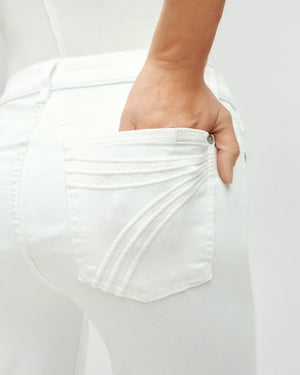 7 FOR ALL MANKIND White Dojo Tailorless Original Trouser