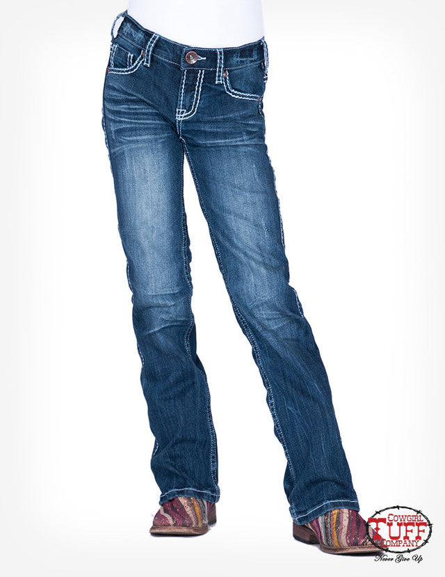 COWGIRL TUFF Girl's Edgy Jeans