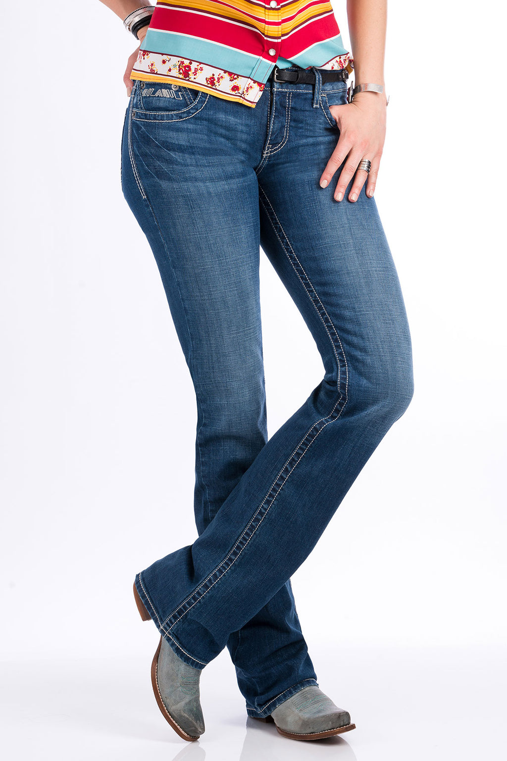 CRUEL GIRL Women's Abby - Medium Stonewash