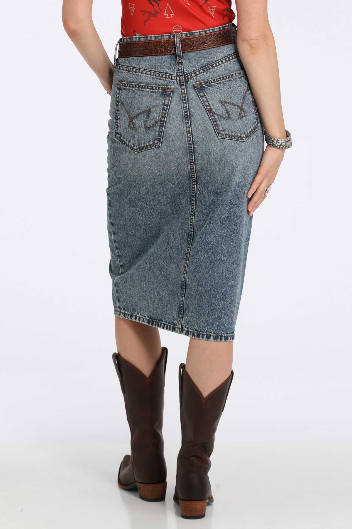 CRUEL GIRL Women's Midi Skirt - Medium Stone