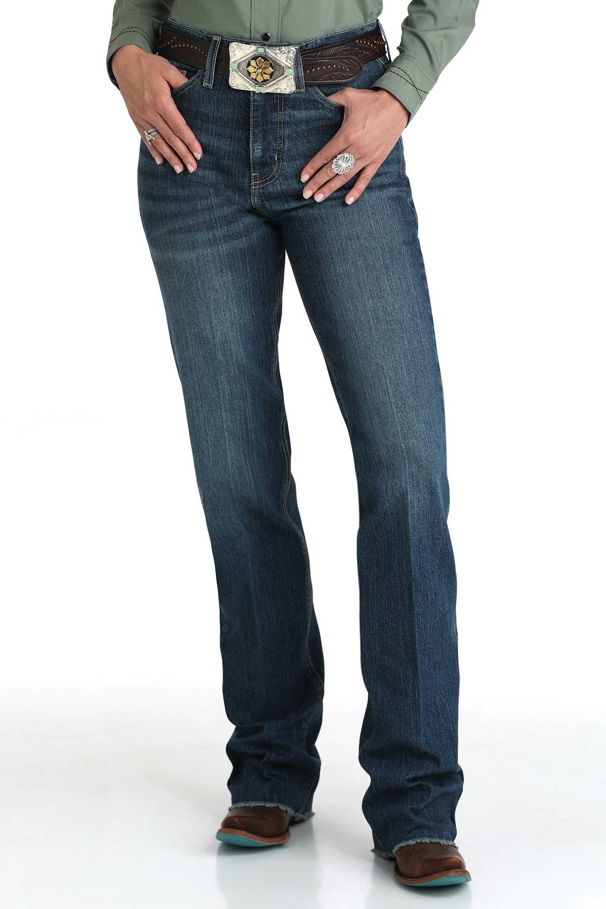 CRUEL GIRL Women's Skylar Boot Cut- Dark Stone