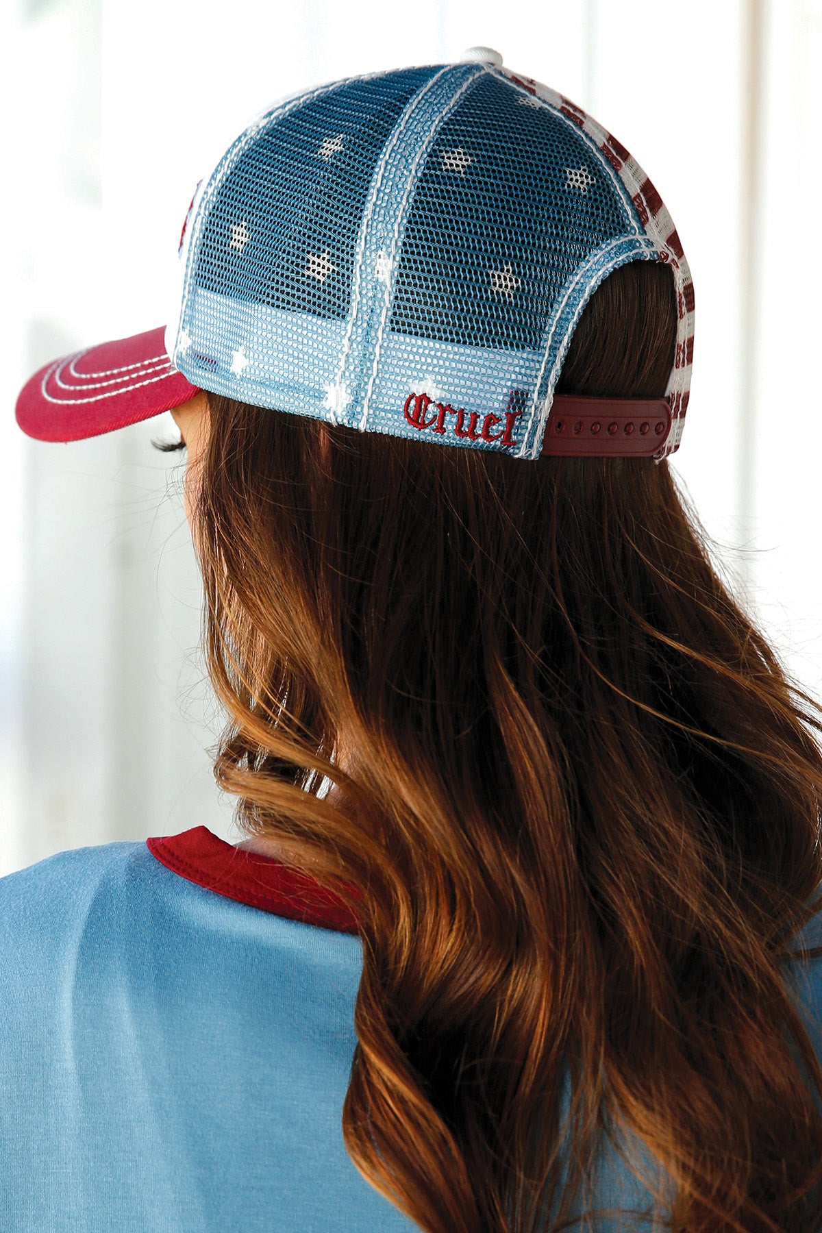 CRUEL GIRL Women's "Merica" Trucker Cap