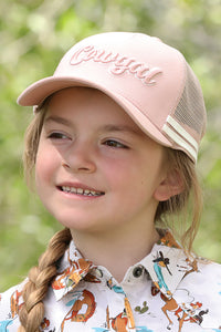 CRUEL GIRL Girl's Pink Truckers Cap