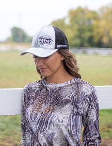 COWGIRL TUFF Silver Trucker Cap