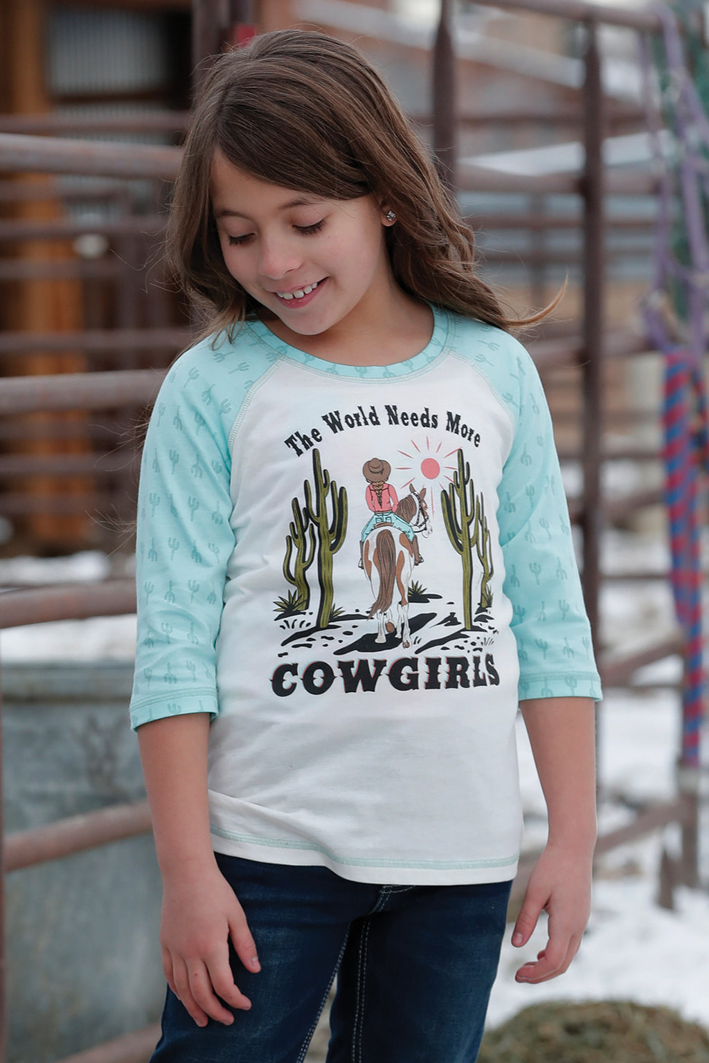 CRUEL GIRL Girl's "The World Needs More Cowgirls" Tee