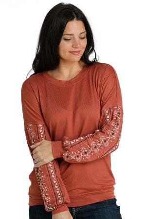 CRUEL GIRL Women's Burgundy Sweater