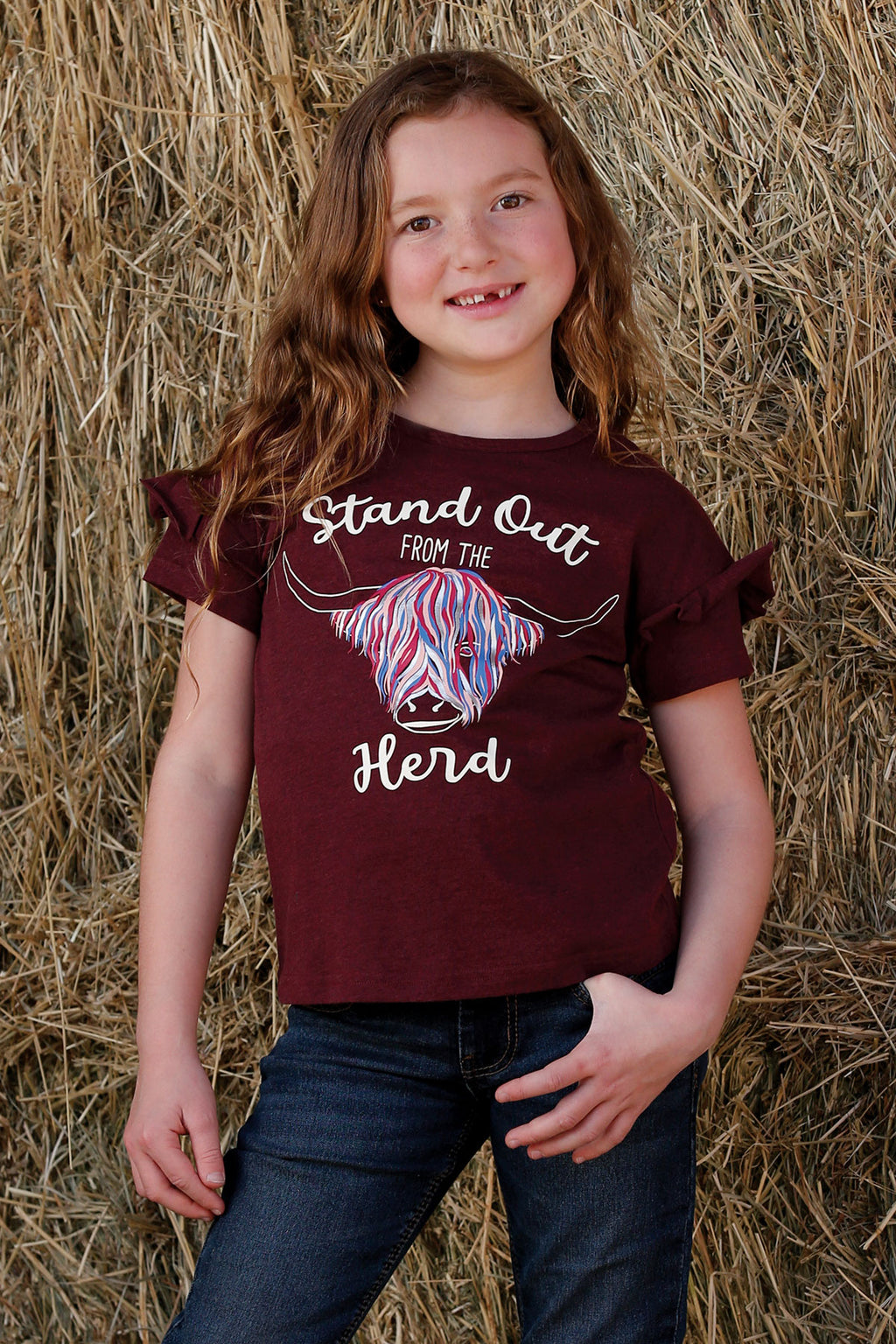 CRUEL GIRL Girl's "Stand Out From The Herd" Tee