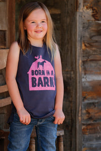 CRUEL GIRL Girl's "Born In a Barn" Tank