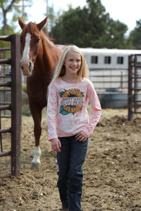 CRUEL GIRL Girl's Dusty Boots Sassy Pants Long Sleeve Tee