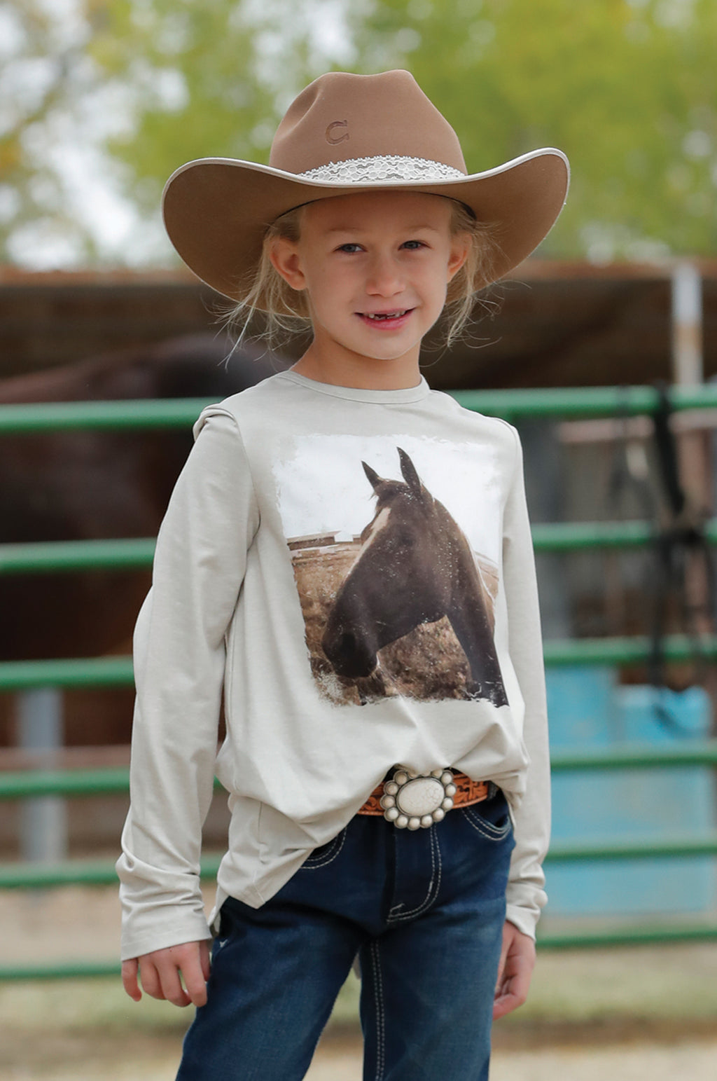 CRUEL GIRL Girl's Knit Long Sleeve Tee