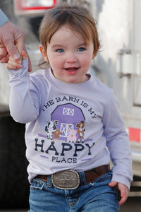 CRUEL GIRL Toddler Lilac Long Sleeve Tee