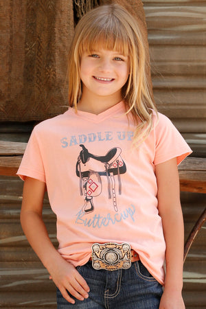 CRUEL GIRL Girl's "Saddle Up Buttercup" Tee