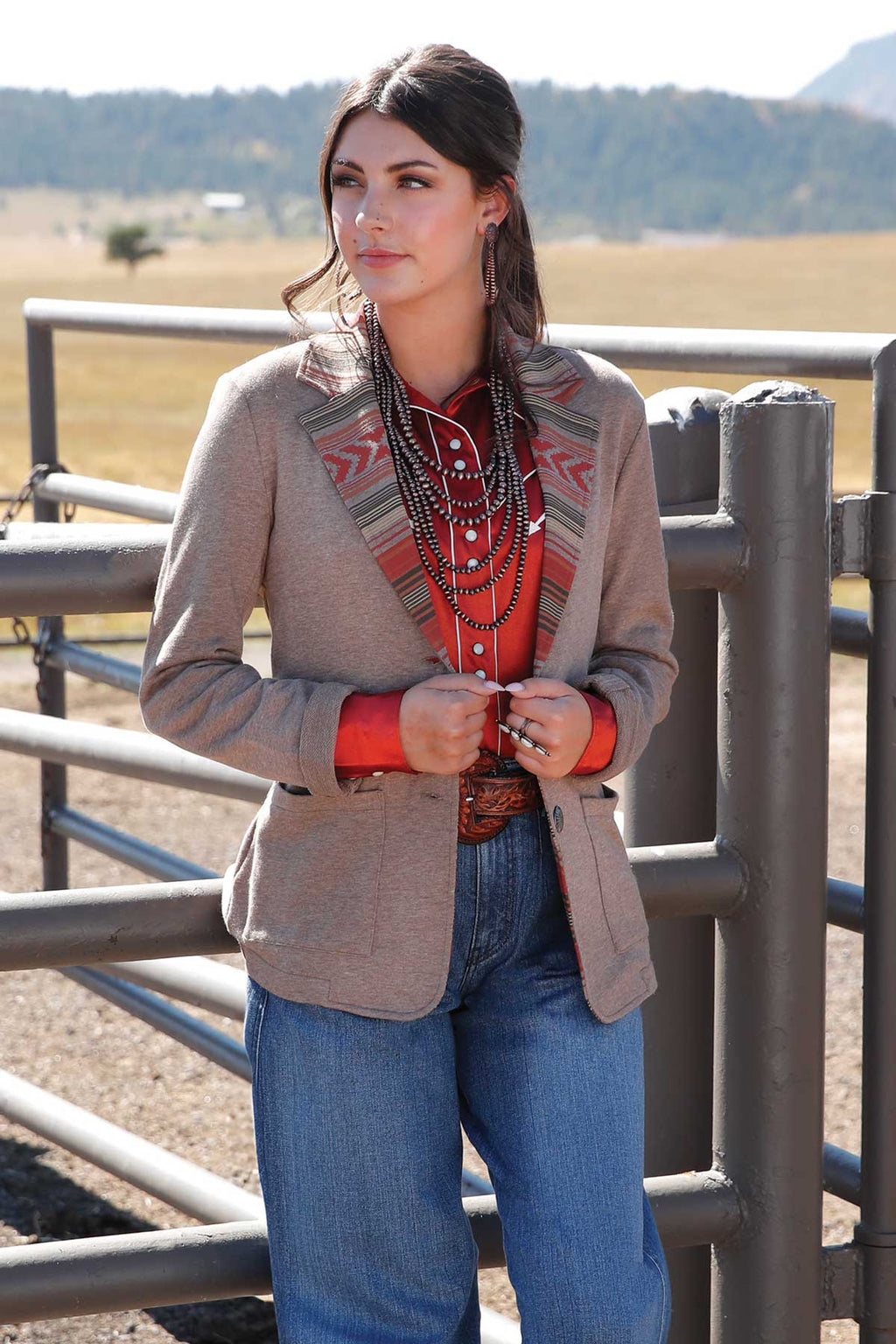 CRUEL GIRL Women's Brown Blazer