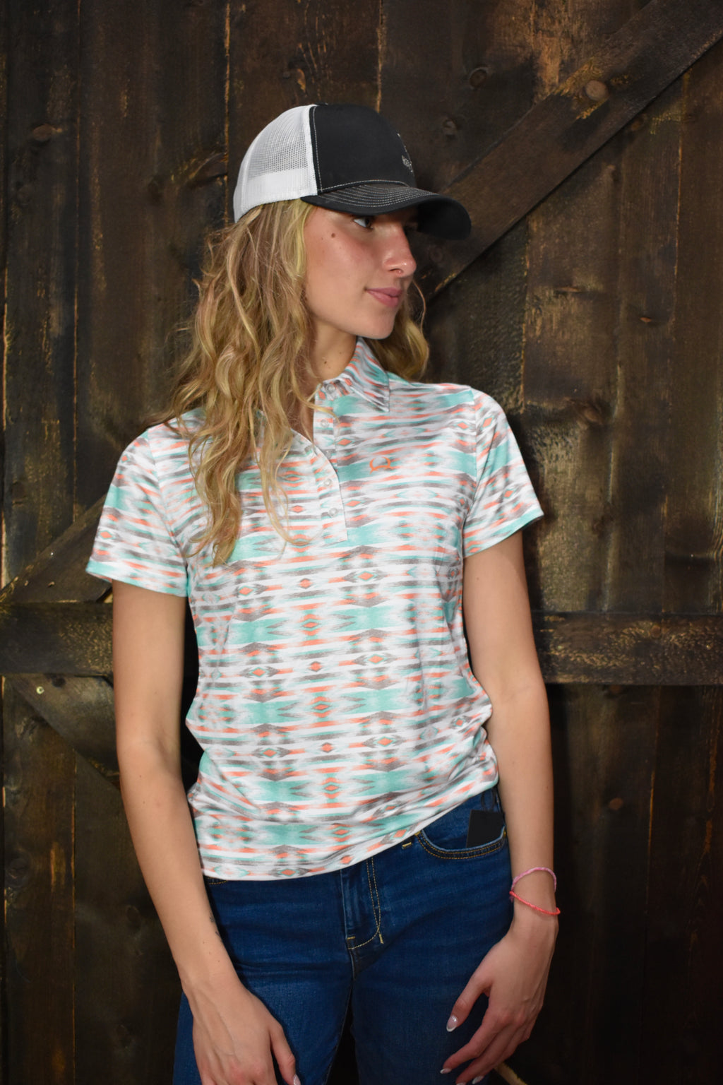 CINCH Women's Polo - White