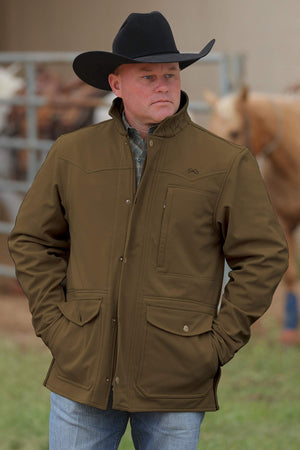 MILLER RANCH Men's Tan Bonded Jacket