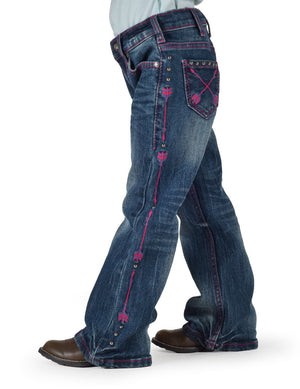 COWGIRL TUFF Girl's Pink Arrow Jeans