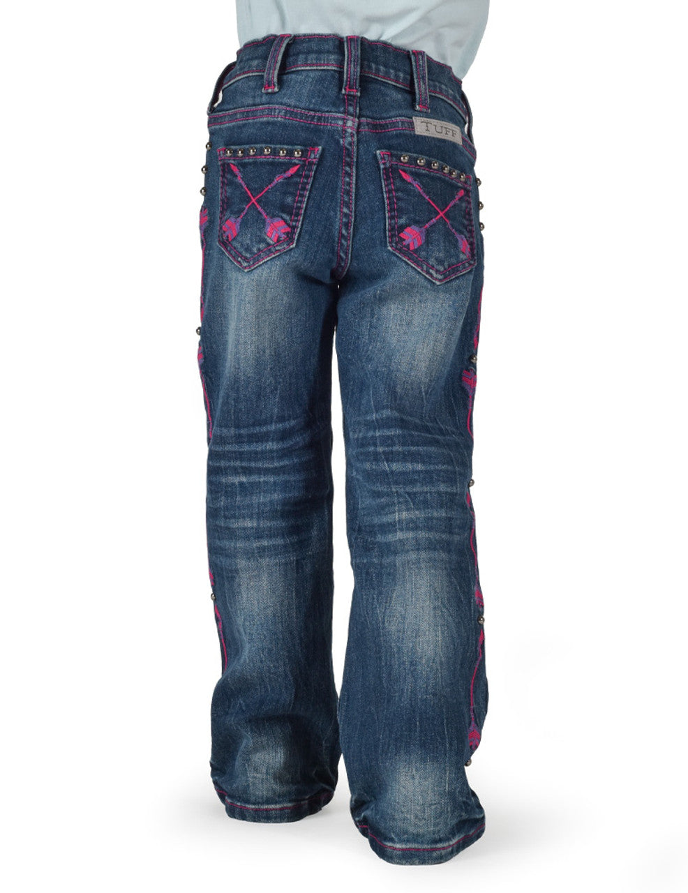 COWGIRL TUFF Girl's Pink Arrow Jeans