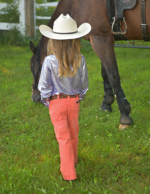 COWGIRL TUFF Girl's Tangerine Trouser