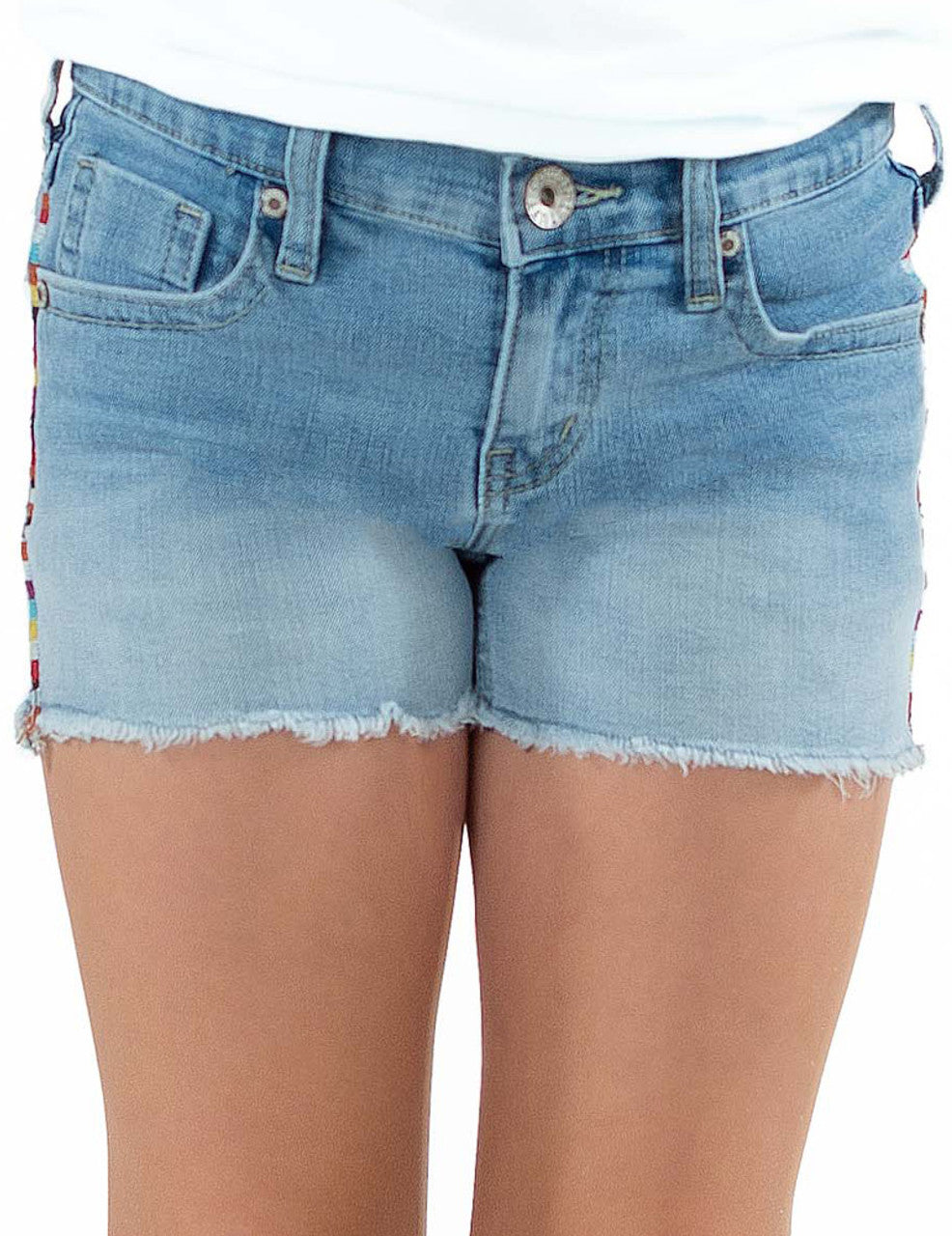 COWGIRL TUFF Girl's Rainbow Shorts