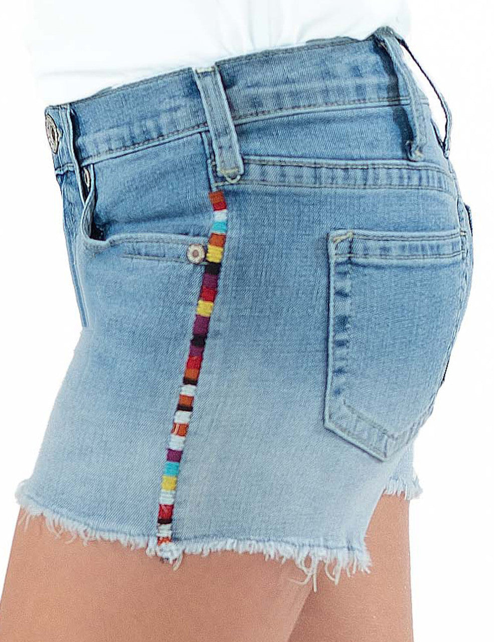 COWGIRL TUFF Girl's Rainbow Shorts