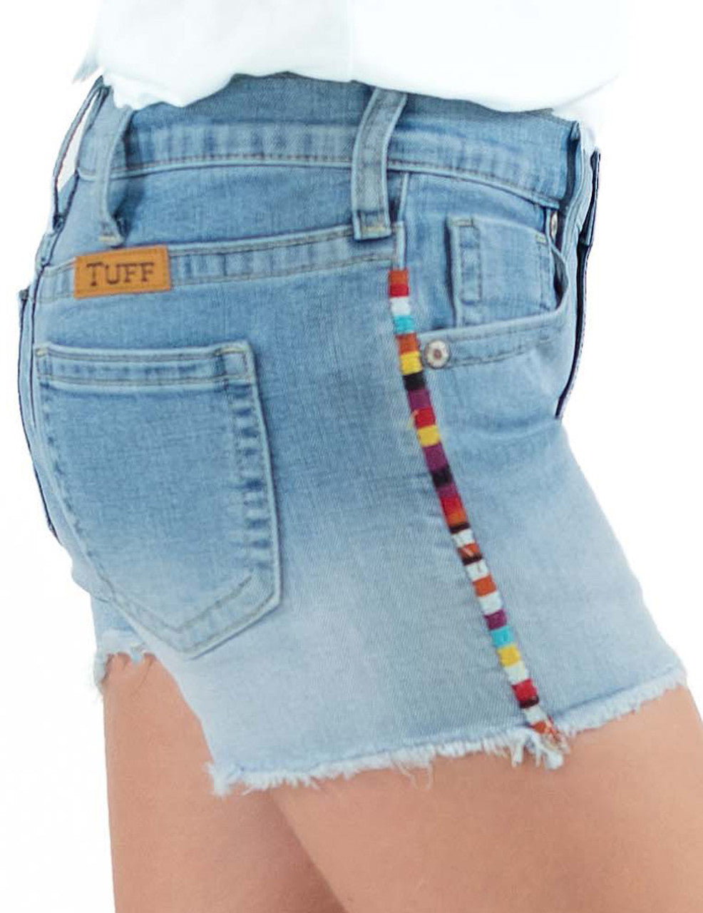 COWGIRL TUFF Girl's Rainbow Shorts