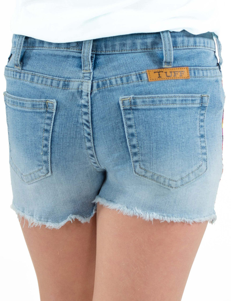 COWGIRL TUFF Girl's Rainbow Shorts