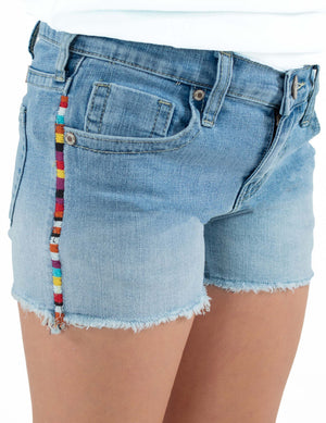 COWGIRL TUFF Girl's Rainbow Shorts