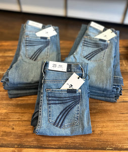 7 FOR ALL MANKIND Distressed Authentic Light Dojo Original Trouser (36" Inseam)