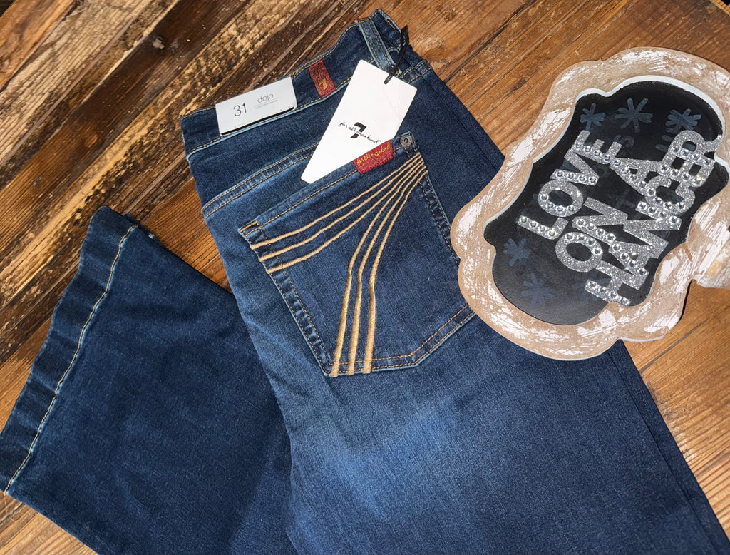 7 FOR ALL MANKIND Dark Wash Dojo