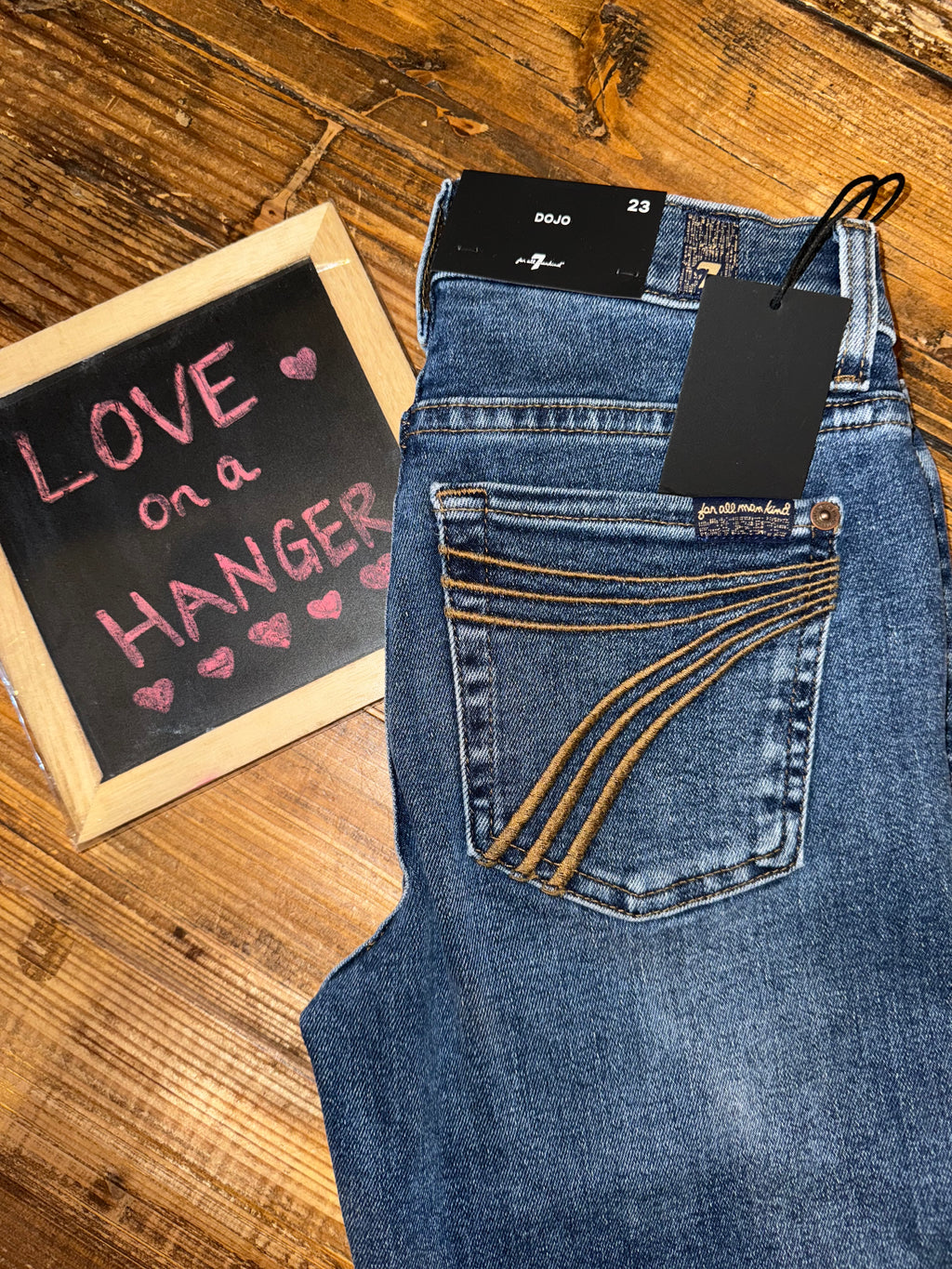 7 FOR ALL MANKIND Brown Pocket Dojo