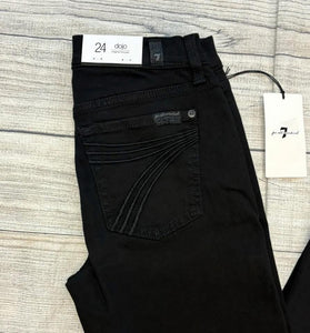 7 FOR ALL MANKIND Black Dojo Original Trouser