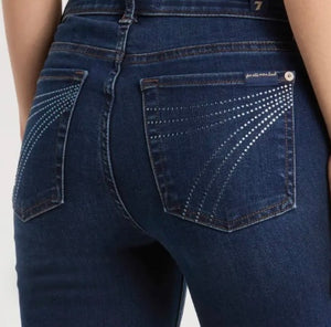 7 FOR ALL MANKIND Dark Wash Crystal Pocket Dojo