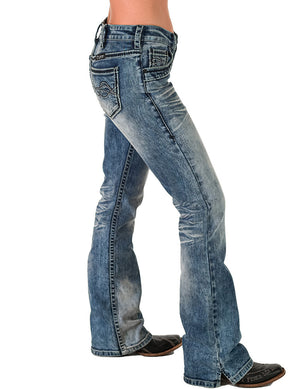 COWGIRL TUFF Women's DFMI Bleached Jean