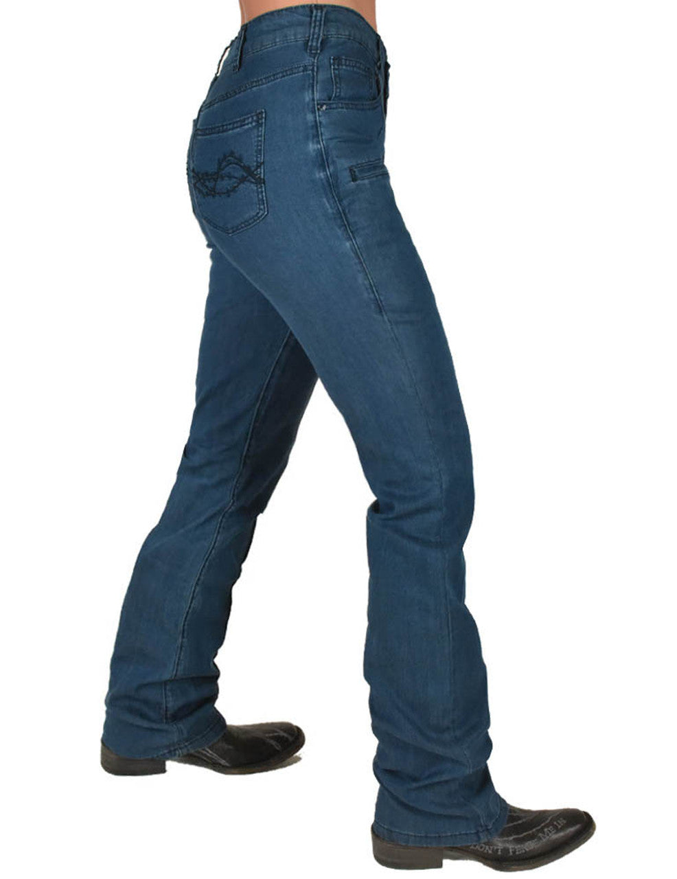 COWGIRL TUFF Women's Dark UltraBreathe Bootcut Jean