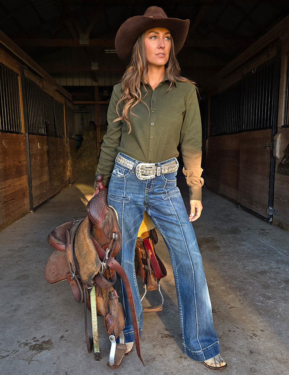 COWGIRL TUFF DFMI Wide Leg Jean