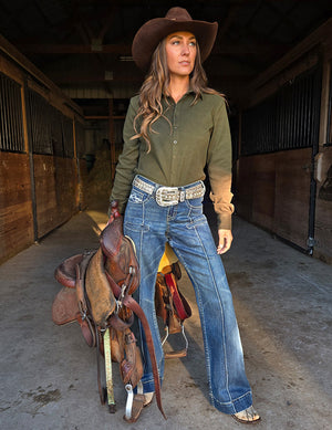 COWGIRL TUFF DFMI Wide Leg Jean
