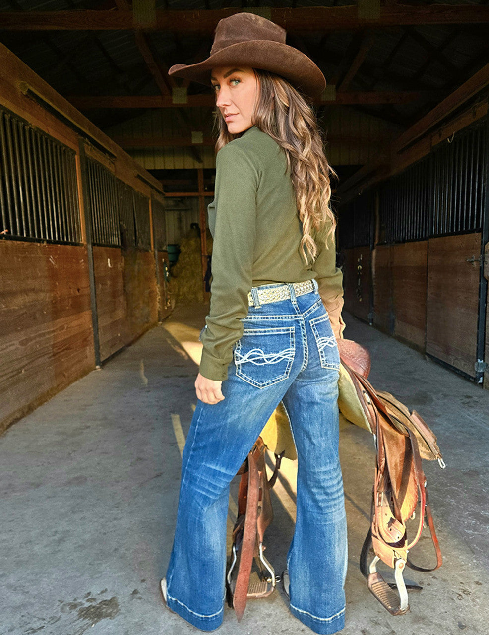 COWGIRL TUFF DFMI Wide Leg Jean