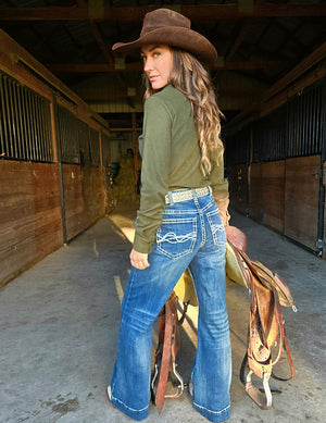 COWGIRL TUFF DFMI Wide Leg Jean