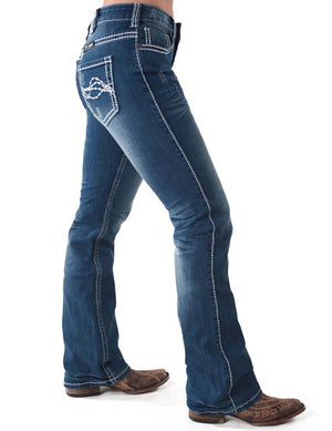 COWGIRL TUFF Women's Edgy Trouser Jean