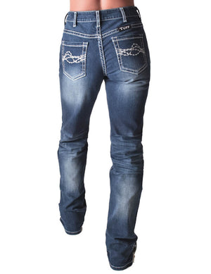 COWGIRL TUFF Edgy Natural Waist Jean