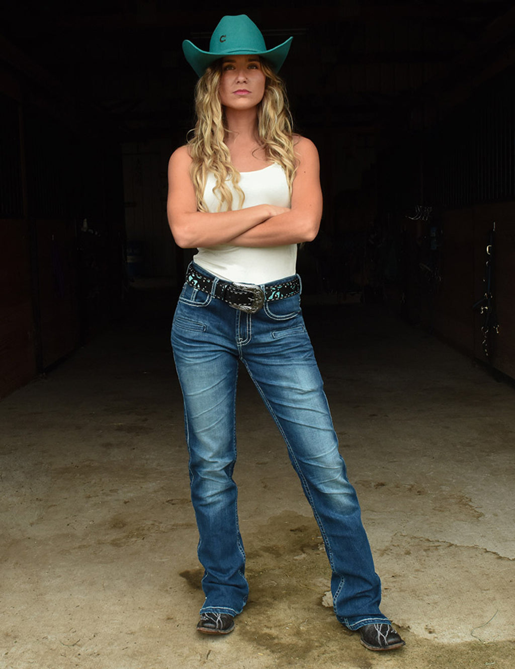 COWGIRL TUFF Edgy Natural Waist Jean