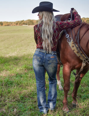 COWGIRL TUFF Women's Gone Western Jean