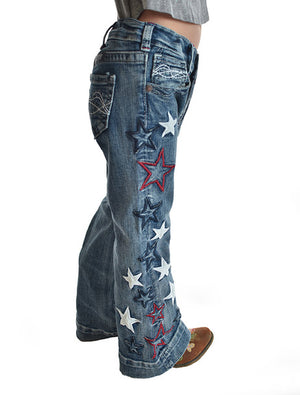 COWGIRL TUFF Girl's Starstruck Jean