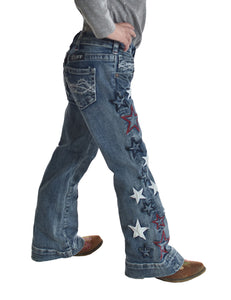 COWGIRL TUFF Girl's Starstruck Jean