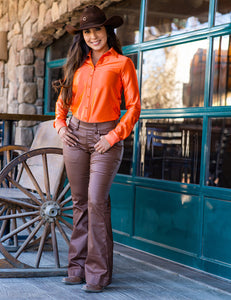 COWGIRL TUFF Pull On Brown Sugar Trouser Jean