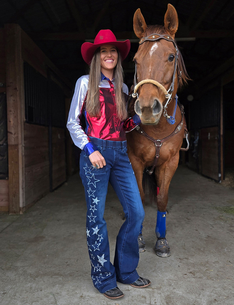 COWGIRL TUFF Pull On Stars Trouser Jean