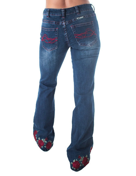 COWGIRL TUFF Women's Roses Are Red Jean